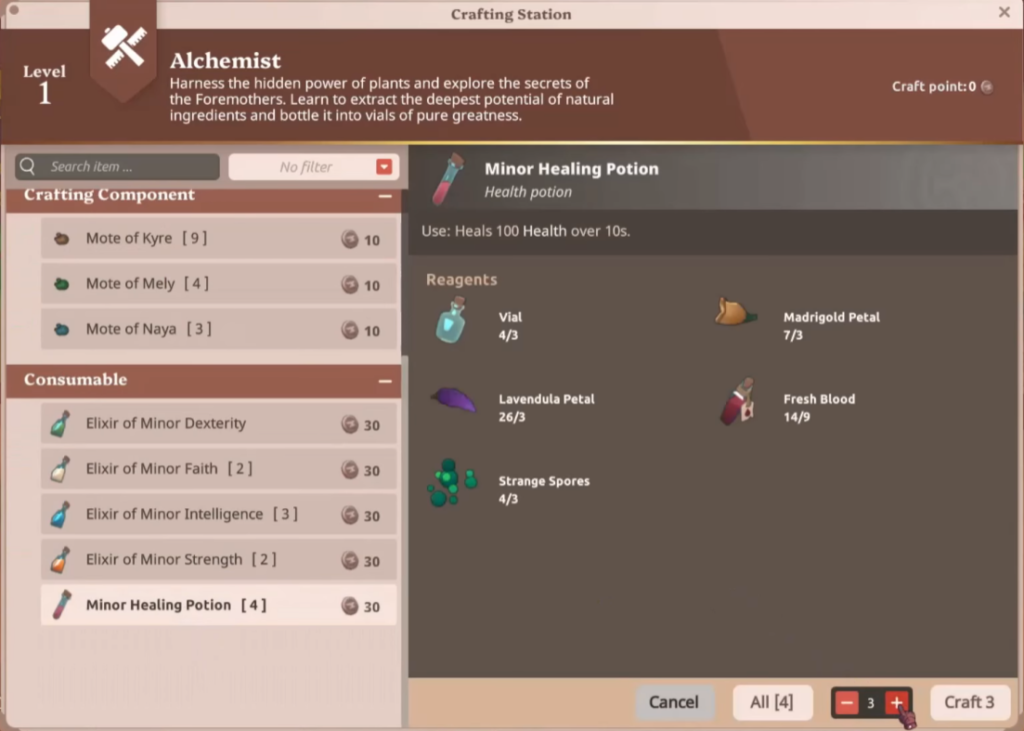 crafting
